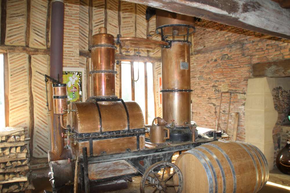 Magnifique alambic armagnacais modèle Ortès 1949