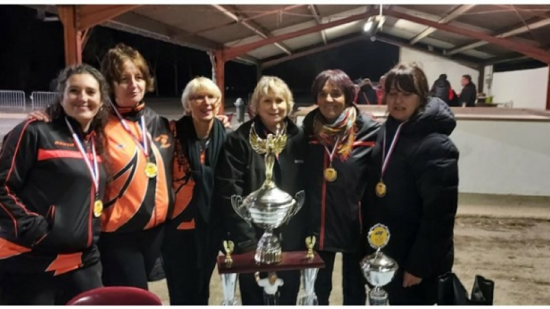 L'équipe féminine de La Joyeuse Pétanque Vicoise jouera en 1ère division en 2022 !