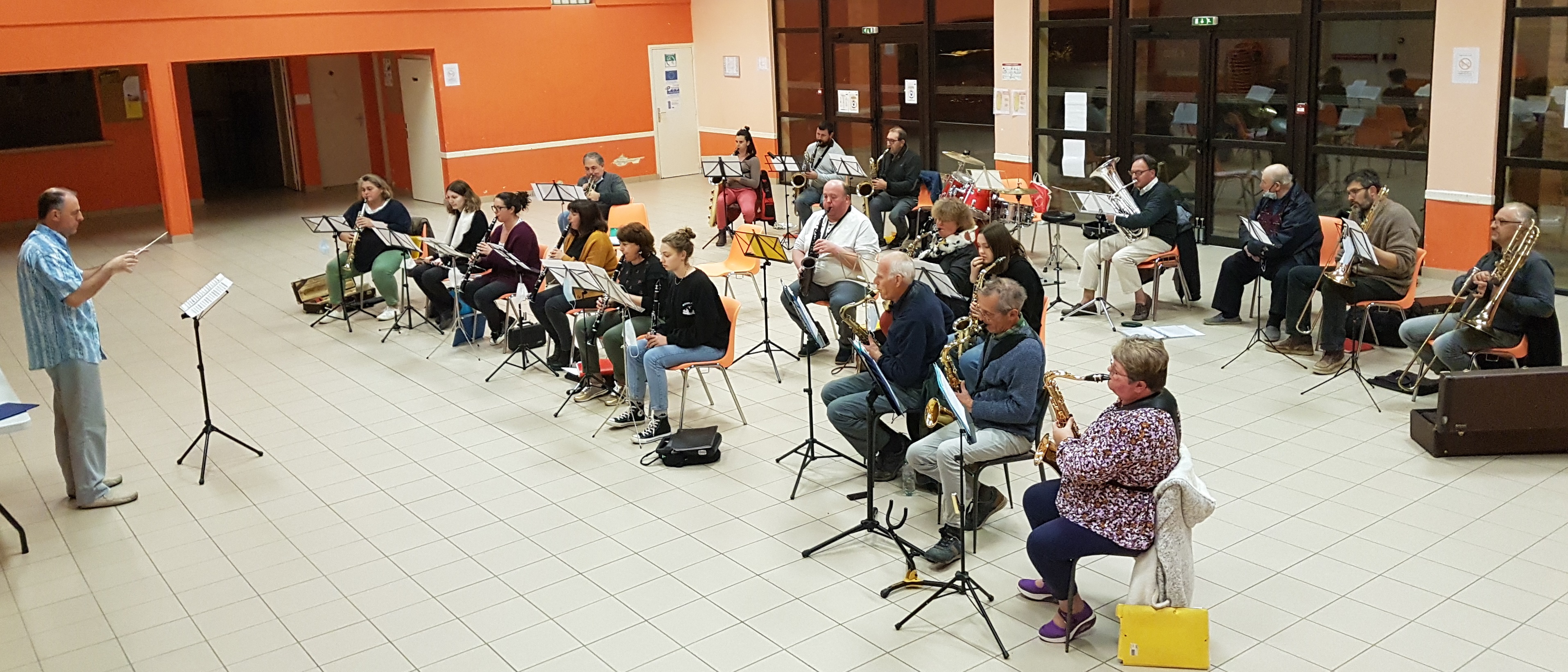 La Philarmonie, lors d'une répétition