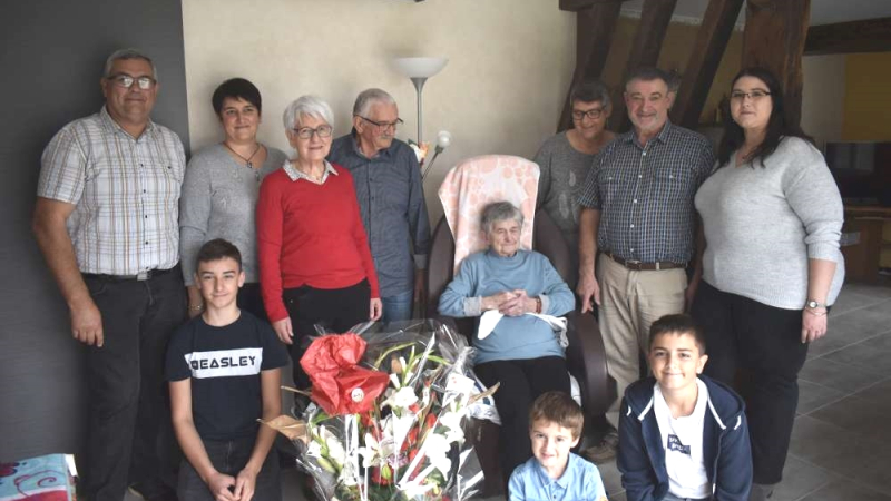 Irène Barcieugues a fêté ses 100 ans