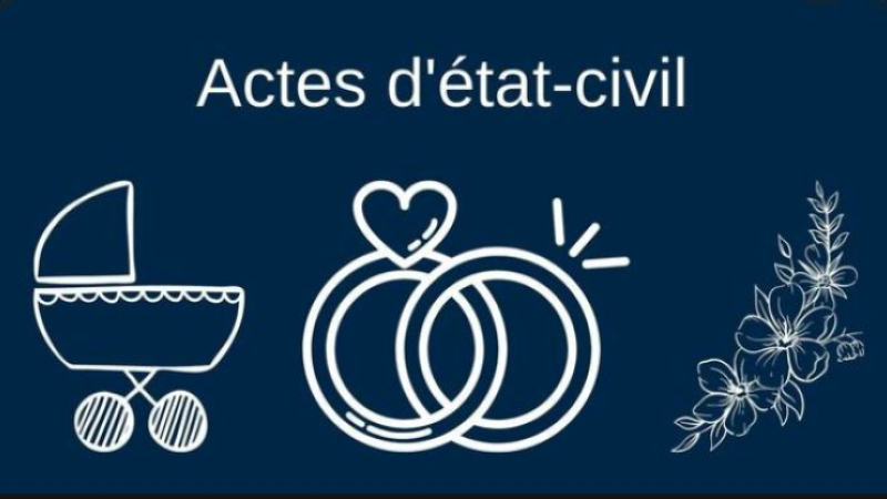 Etat civil du mois d'octobre