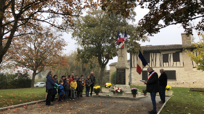 Hommage du 11 novembre à Pauilhac