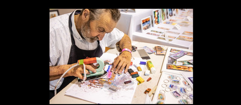 Des trouvailles aux marché d'artistes d'Aignan