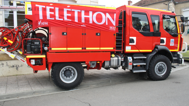Les sapeurs pompiers volontaires mobilisés pour le Téléthon