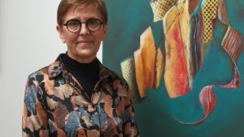 Vernissage de l'exposition de deux femmes gersoises