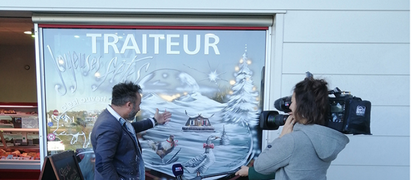 Un artiste qui devance le père Noël