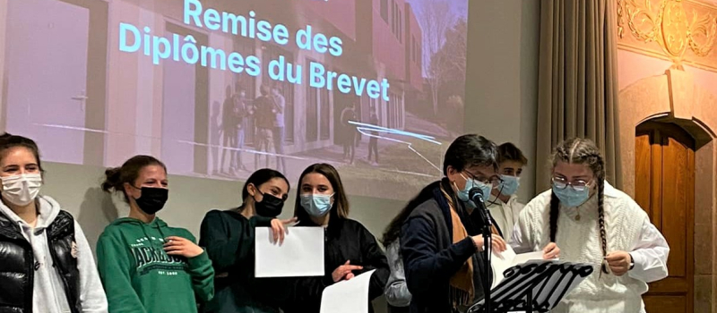 Auch : l'Oratoire félicite ses diplômés du Brevet.