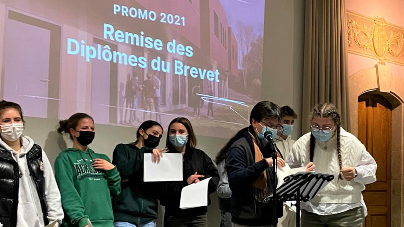 Auch : l'Oratoire félicite ses diplômés du Brevet.