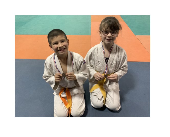Kylian et Amandine, les jeunes judokas