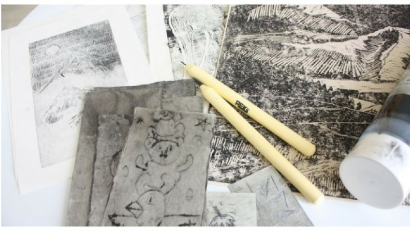 Les ateliers de gravure de Noël à Château Neuf des Peuples