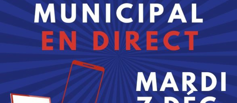Conseil Municipal en direct sur Youtube