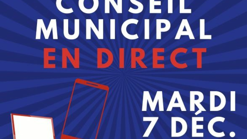 Conseil Municipal en direct sur Youtube