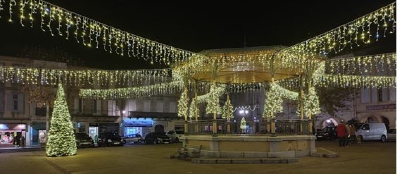 Les illuminations de Noël sont en place