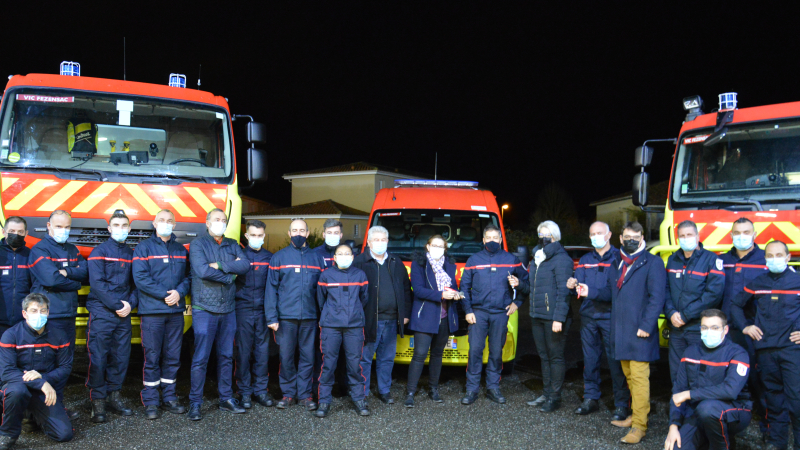 Trois nouveaux véhicules pour le centre de secours de Vic-Fezensac !