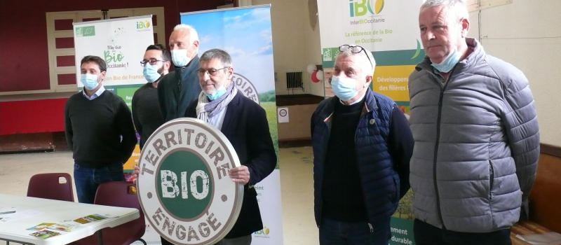La commune a reçu le label "Territoire bio engagé"