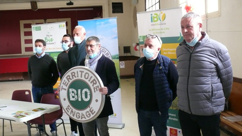 La commune a reçu le label "Territoire bio engagé"