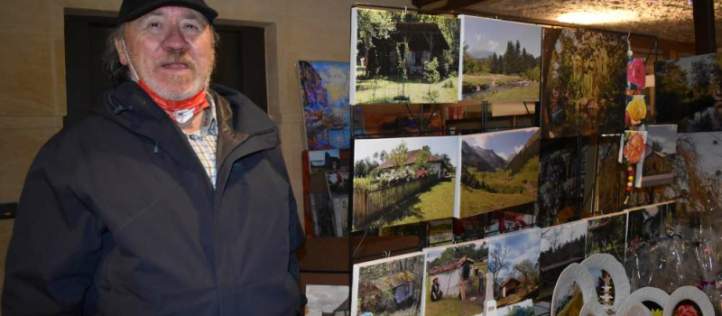 Patrick Andrieu expose sur les Marchés de Noël