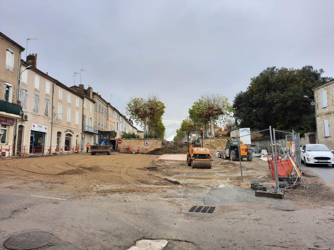 Une vue de l'avancée des travaux en date du 8 décembre - Photo Marc Le Saux
