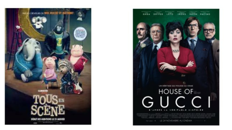 Un film d'animation en avant-première et l'histoire de la marque de luxe Gucci dimanche au cinéma