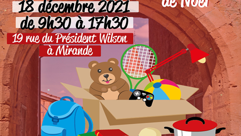 Braderie de Noël avec la Croix Rouge
