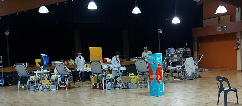 Bilan très satisfaisant pour la dernière collecte de sang de l'année