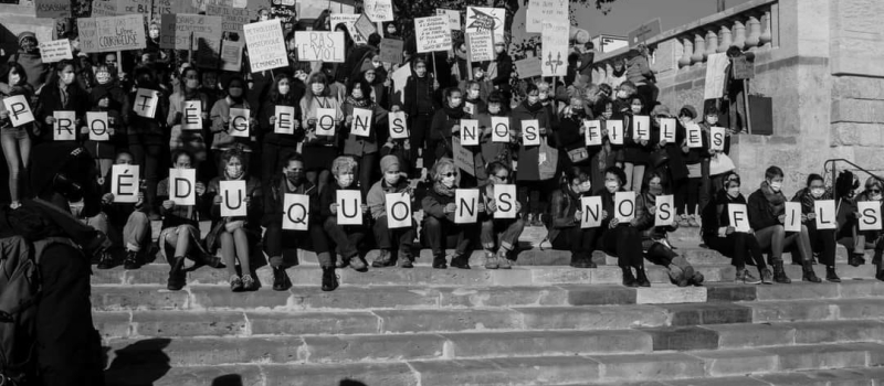 Rassemblement féministe  en protestation au viol commis à Auch