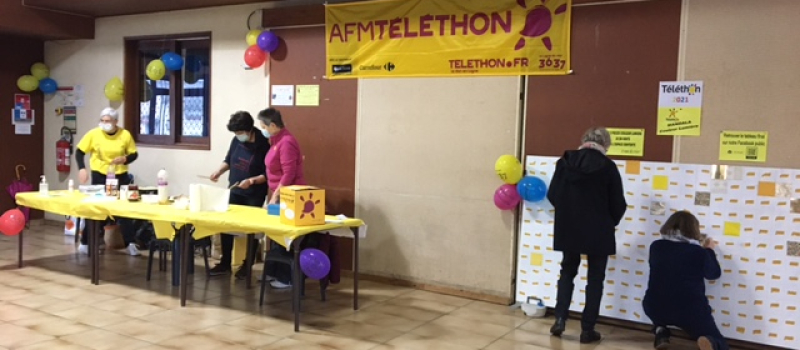 Téléthon 2021 : des dons en progression !