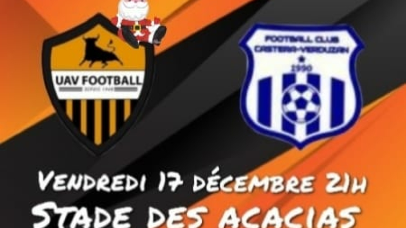 UAV Football : dernier match de l'année au stade des Acacias