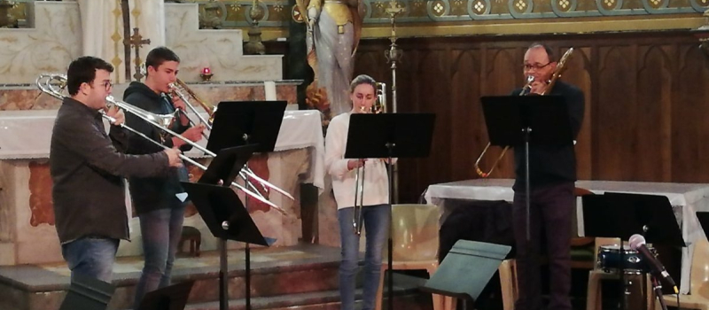 Les élèves de l’école de musique de la Lomagne Gersoise ont fêté Noël