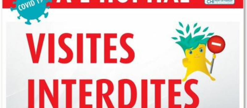 COVID 19 : Interdiction des visites sur le CHI