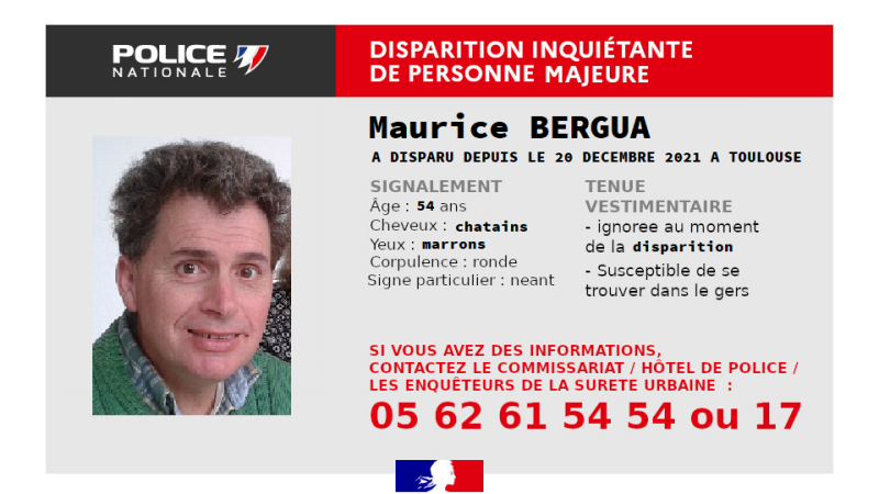 Avis de recherche terminé