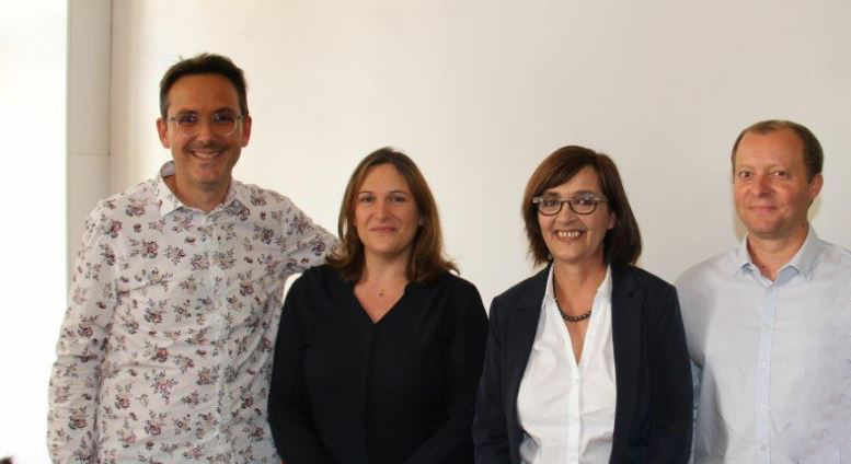 Alexandre Baudouin, Frédérique Brossard, Cécile Laurent et Benoît Auprêtre de Lagenest, les quatre élus de cette liste d'opposition  - Photo MLS