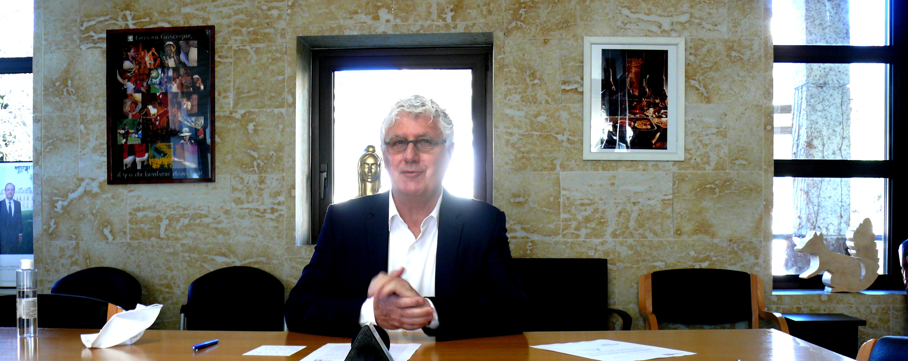 Philippe Martin lors de la conférence de presse