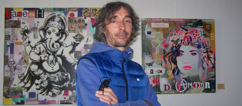 Cédric Lisle : l'art street ou pop art exposé au Club house