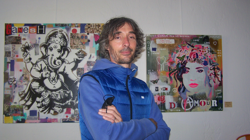 Cédric Lisle : l'art street ou pop art exposé au Club house