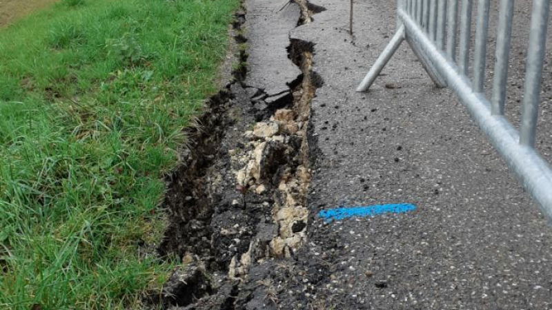 Fermeture d'une voie communale pour des travaux de mise en sécurité