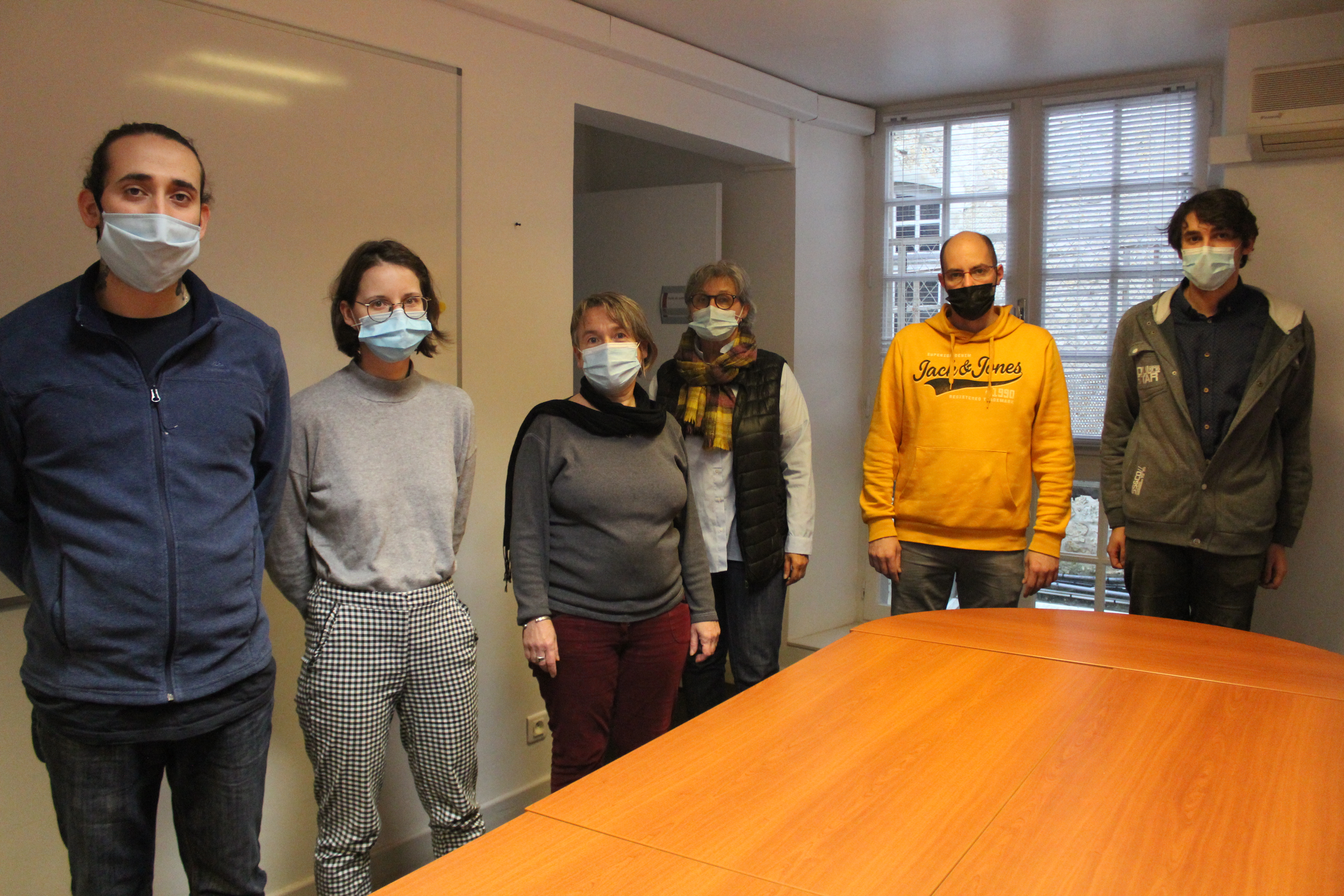 Les agents recenseurs : Romain Cavé, Ambre Baudain, Sylvie Di Costanzo, Nathalie Bouillon, Yohann Lemariey, Théo Buren.