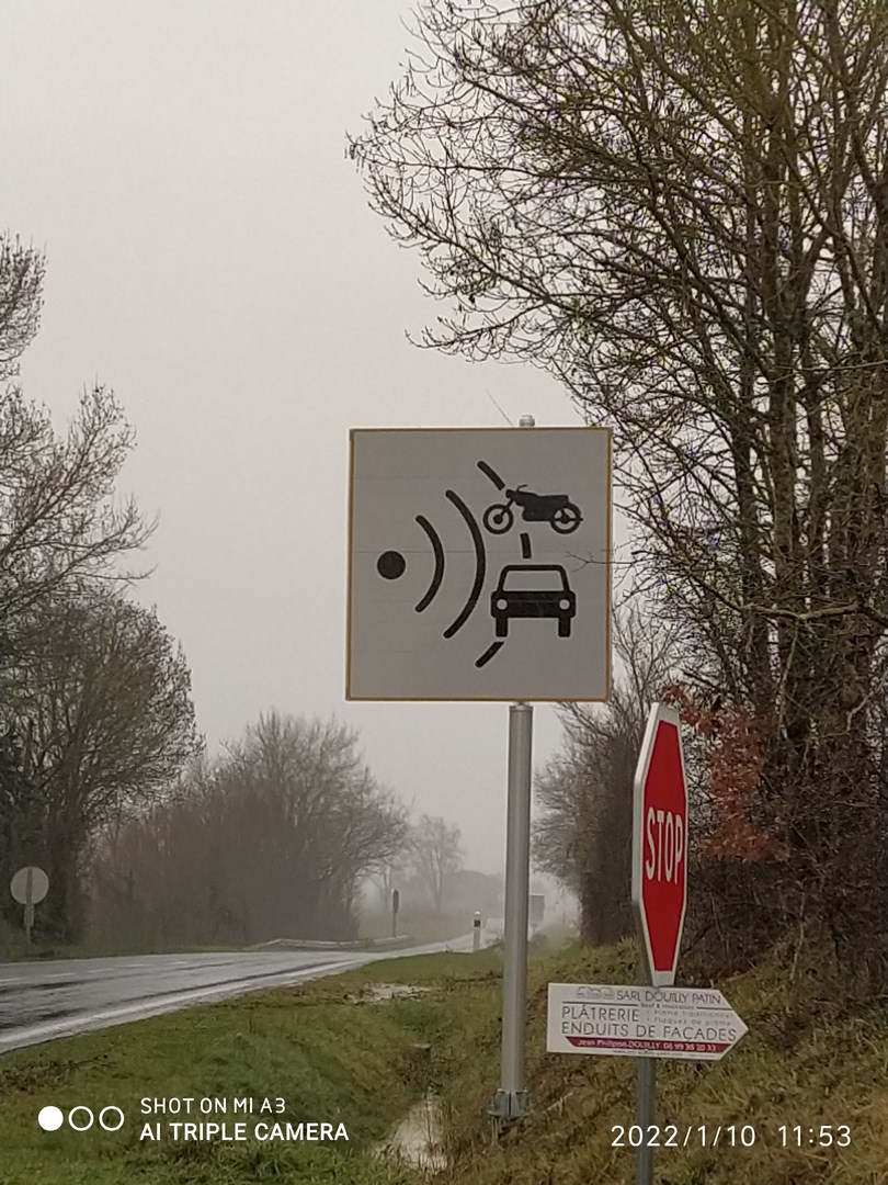 Attention , le radar est tout proche
