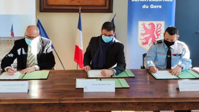 Premier contrat de sécurité intégrée du département