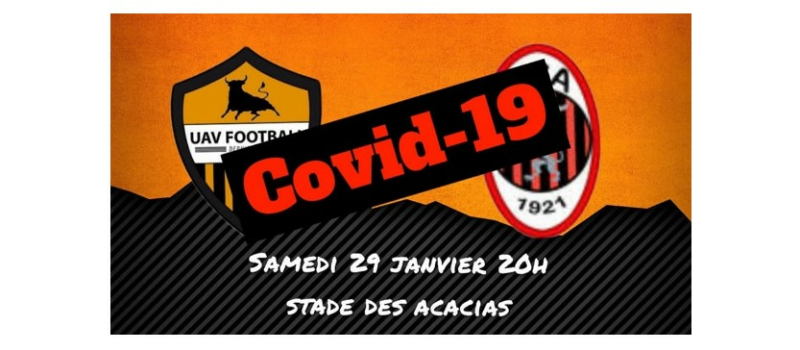 UAV Football : report du match contre Aignan