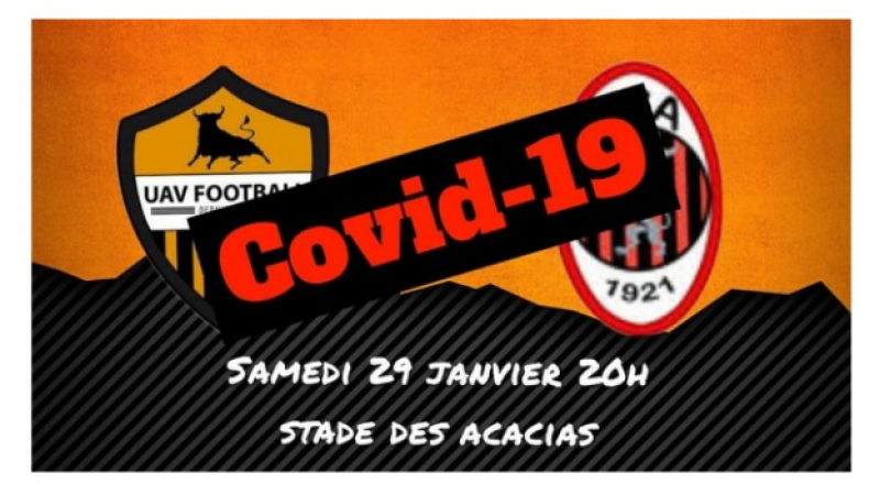UAV Football : report du match contre Aignan