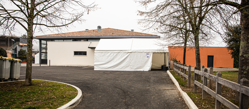 Ouverture d'un centre de dépistage du covid à Nogaro