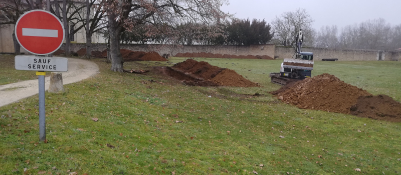 Fouilles impressionnantes à l'abbaye de Flaran