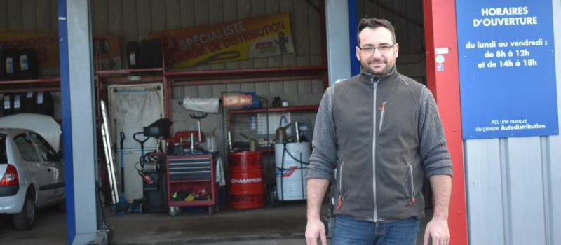 Julien Labadie  reprend le garage de ZA Lamarraque