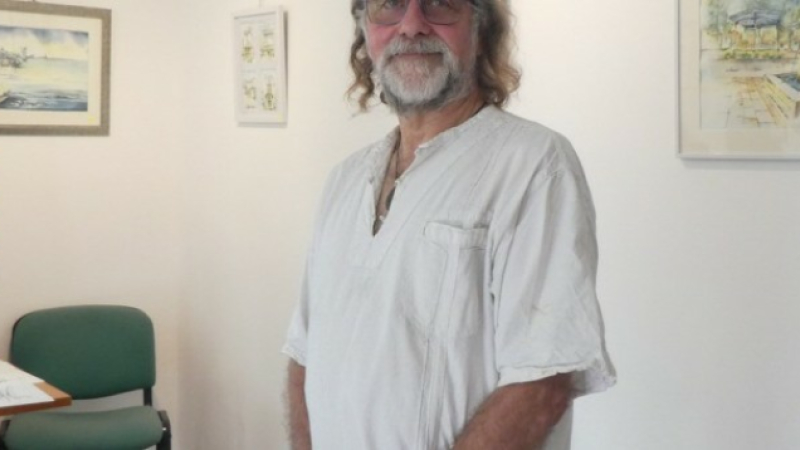 Vernissage de l' exposition d'aquarelles et acryliques de l'artiste peintre  Michel SCHNUR