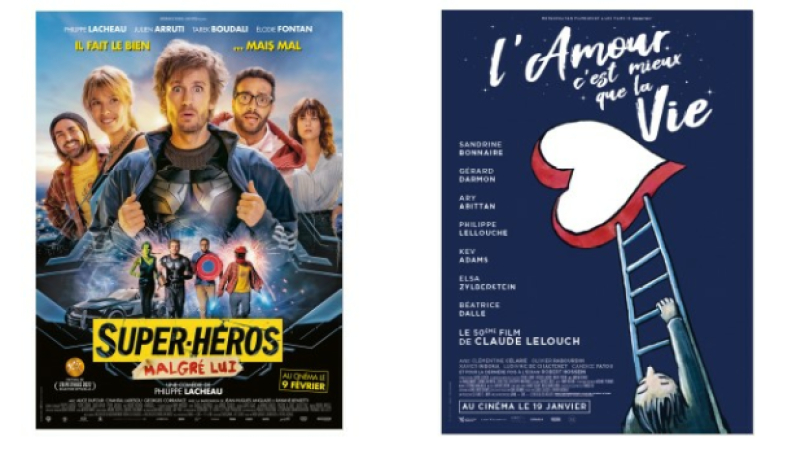 "Super-héros malgré lui" et le dernier Lelouch au cinéma dimanche