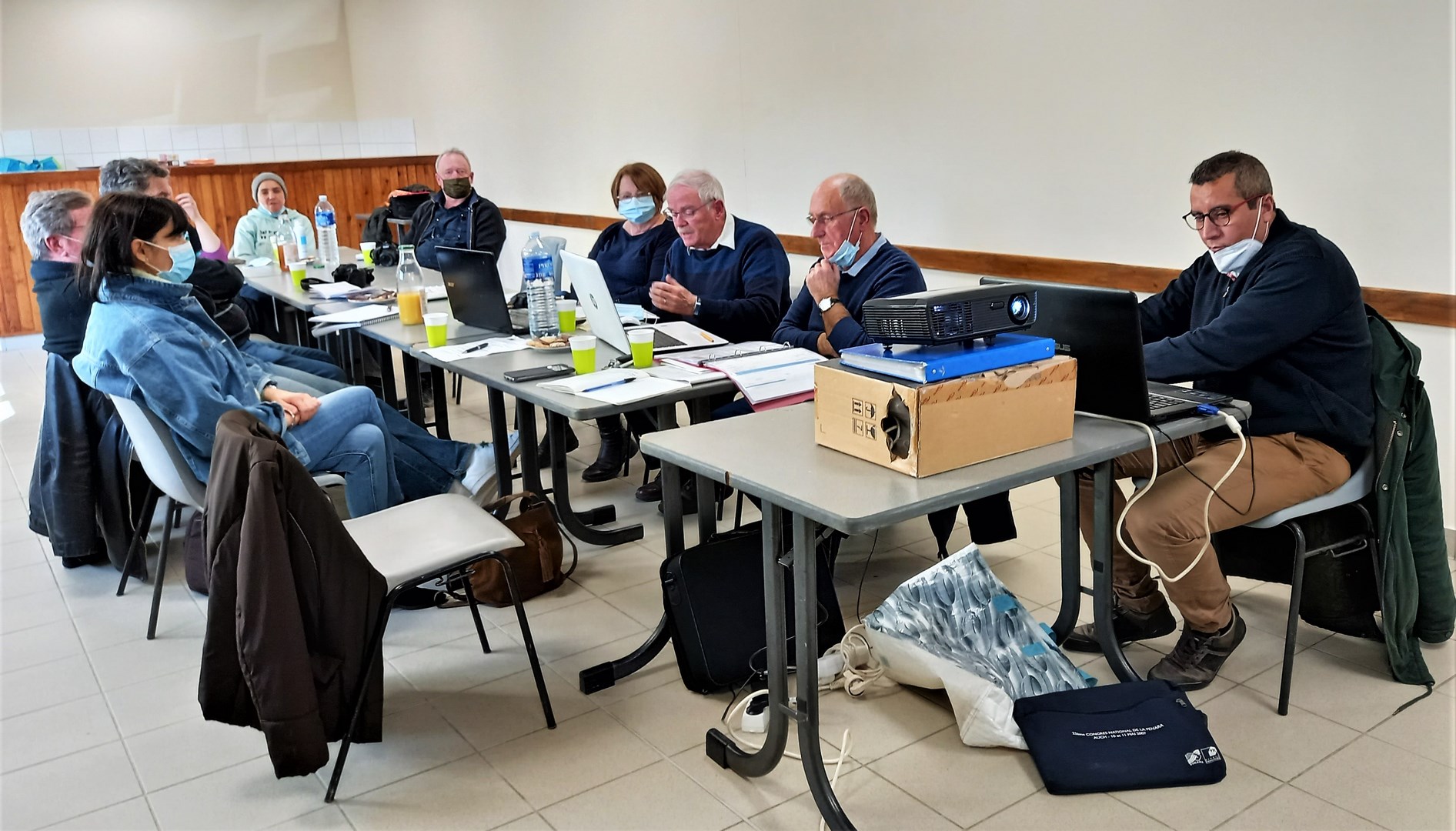 Une assemblée dans le respect des normes sanitaires