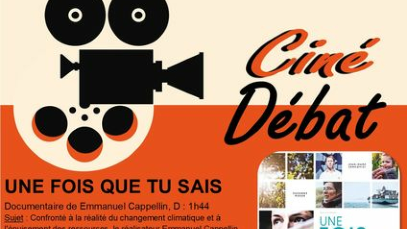 Cinéma : Importante soirée débat, Vendredi 18 Février à 20h30.