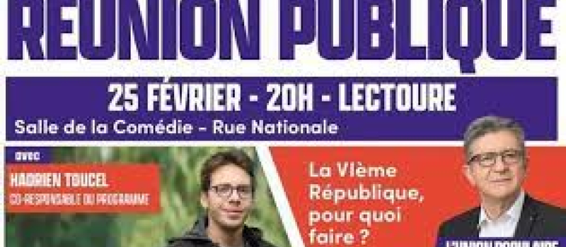 Réunion- débat avec Hadrien Toucel