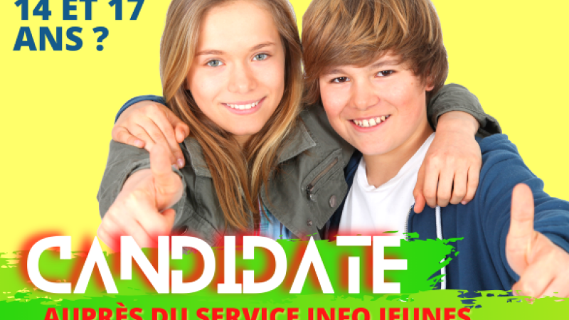 Opération été Jeunes 2022  : les candidatures sont ouvertes